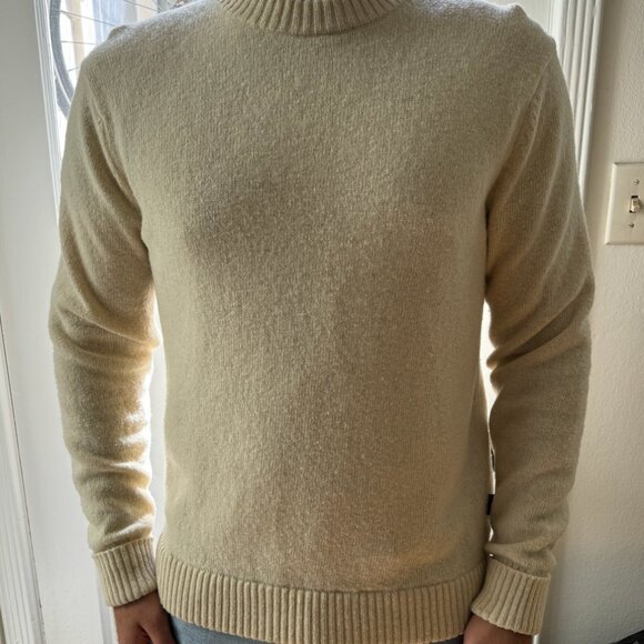 Patagonia Men's Recycled Wool-Blend Sweater in Natural - Picture 1 of 9